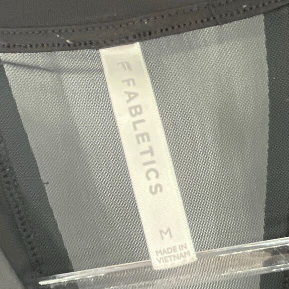 FABLETICS Tank Top Women's Medium Black Sleeveless Jersey Stretch Athleisure - Picture 5 of 10